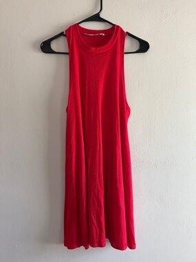 Free people FP Beach women’s red tank dress S beach vacation summer